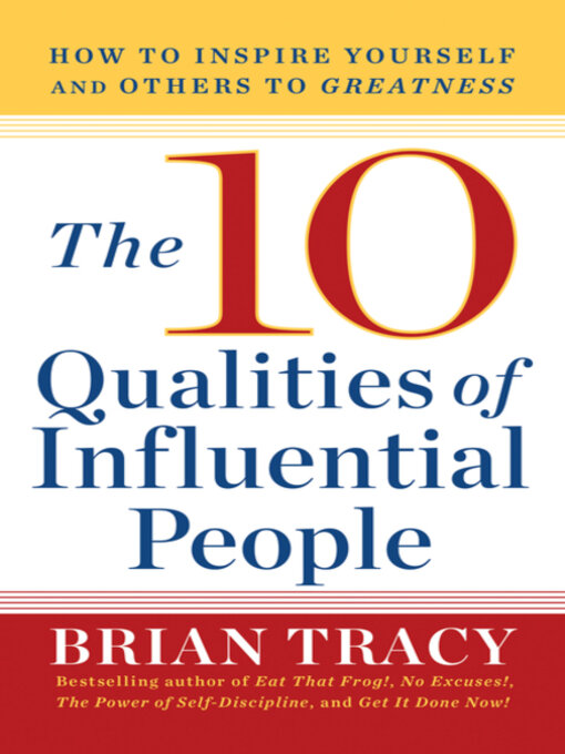 Title details for 10 Qualities of Influential People by Brian Tracy - Available